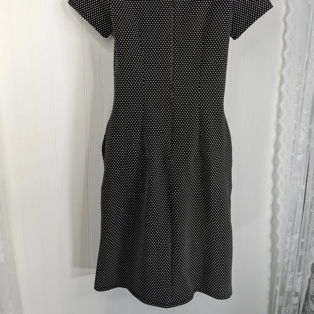 ESHAKTI Mini Polka Dot Shift Dress Sz 6 - Picture 7 of 13
